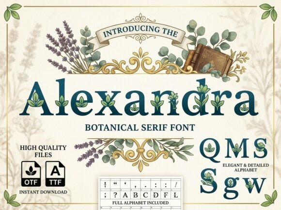Alexandra: The Artistic Font That Commands Attention