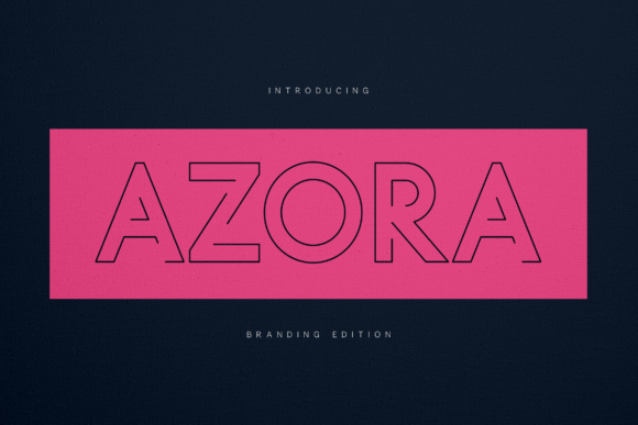 Azora Branding Edition: A Modern Typeface for Bold Statements