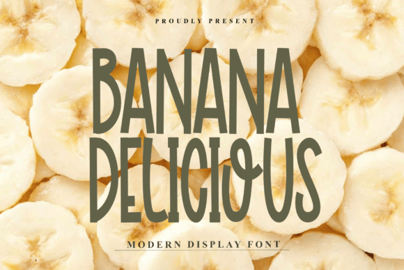 Banana Delicious: The Hand-Drawn Font with a Professional Polish