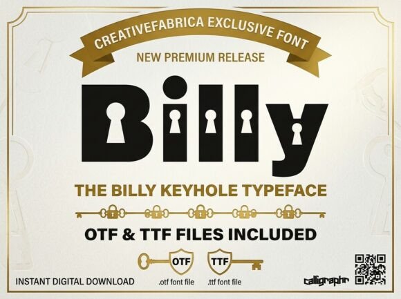 Billy: The Bold Typeface That Commands Attention