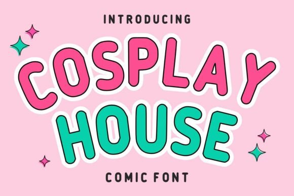Cosplay House: A Playful Font for Creative Projects