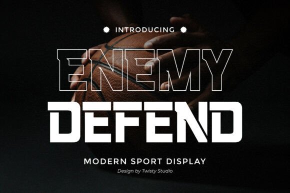 Enemy Defend: The Font for High-Impact Branding