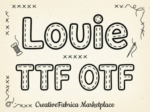 Louie: The Decorative Display Font for Maximum Visual Impact