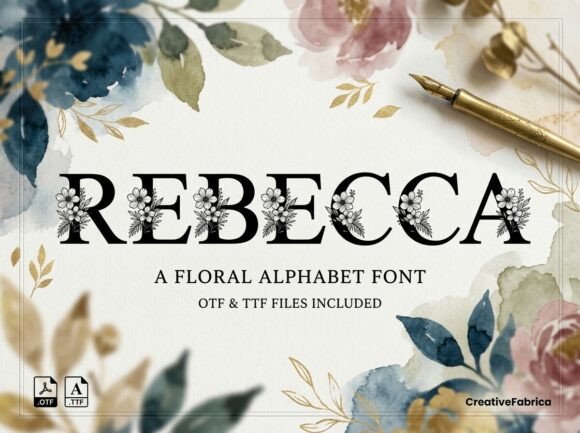 Rebecca: The Bold Display Typeface for Unforgettable Branding