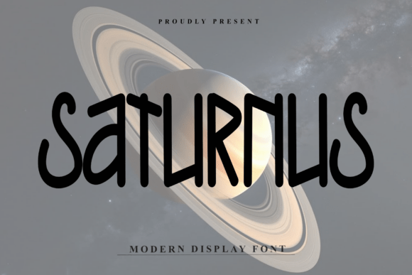 Saturnus: A Typeface for the Modern Architect and Stargazer