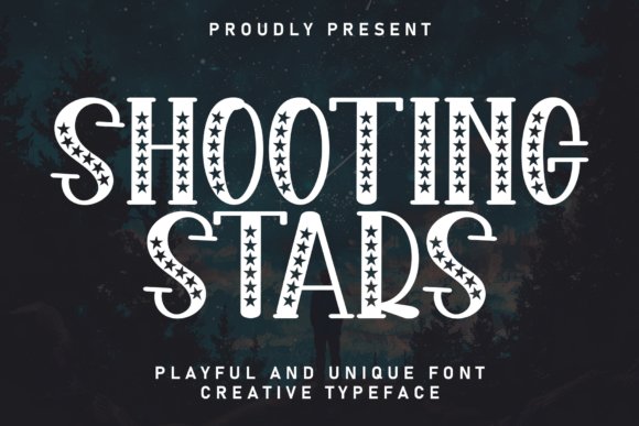 Shooting Stars: A Handwritten Font with Tender Charm