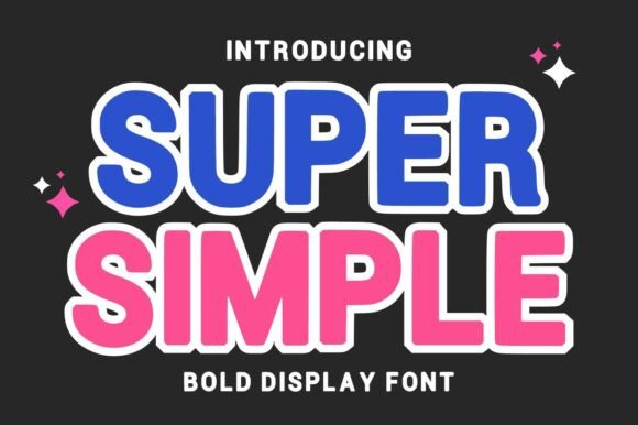 Super Simple: A Bold Street-Style Typeface for Urban Art