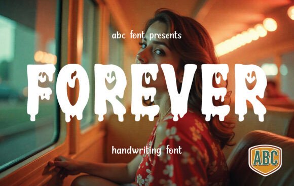 The Playful Melting Magic of the Forever Typeface