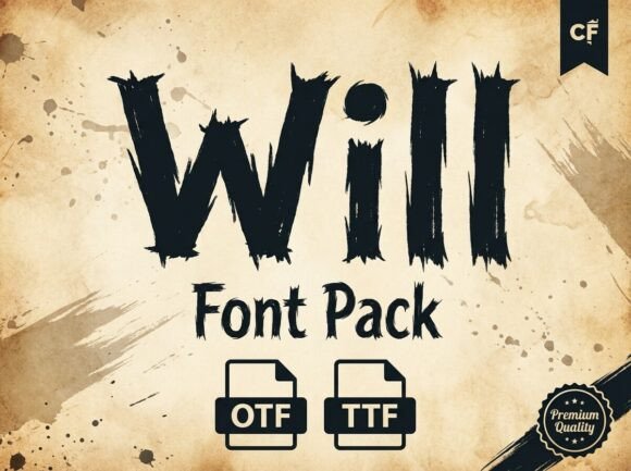 Will: The Decorative Display Typeface That Demands Attention